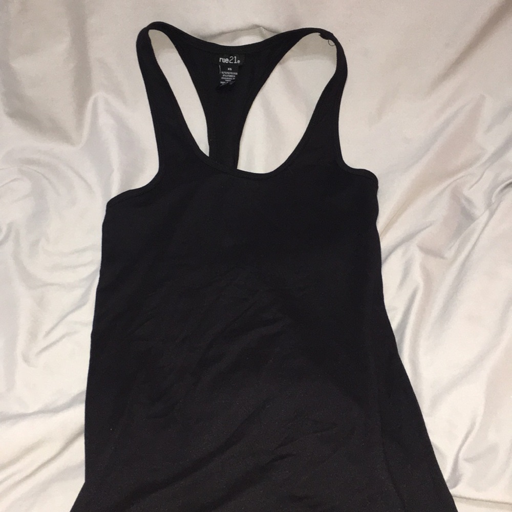 black tank top